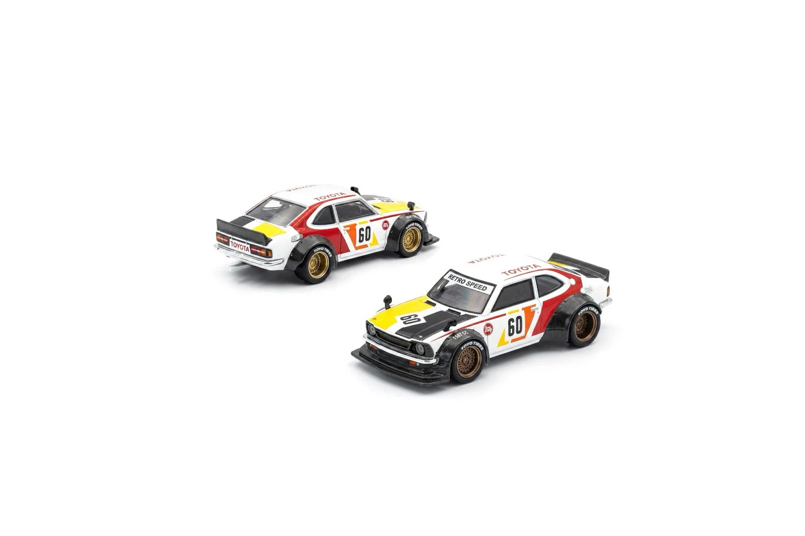 PREORDER POPRACE 1/64 COROLLA KE25 RACING (enigma exclusive edition) PRE034